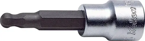 Ko-ken Tools 3/8 Sq. Dr. Bit Socket 6mm Ballpoint Hex Length 62mm Best Choice