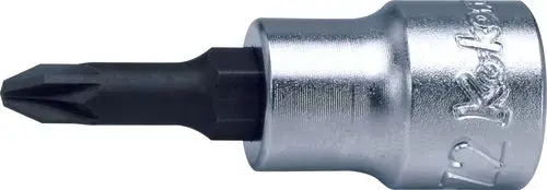 Limited Offer Ko-ken Tools 3/8 Sq. Dr. Bit Socket PZ2 Length 50mm