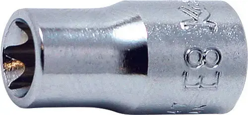 Ko-ken Tools 1/4 Sq. Dr. TORX® E12 Socket - Length 23mm Secure Checkout