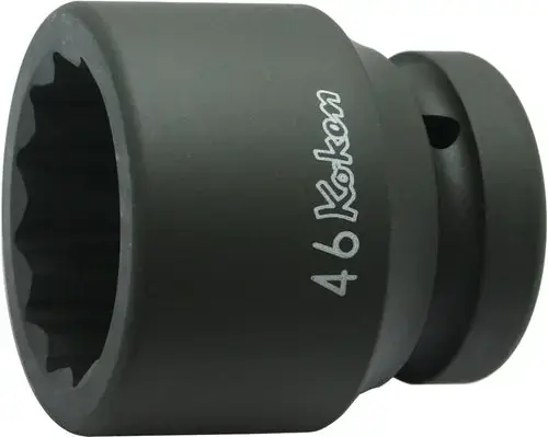 Ko-ken Tools 1 Sq. Dr. Socket 46mm 12 point Length 70mm High Quality