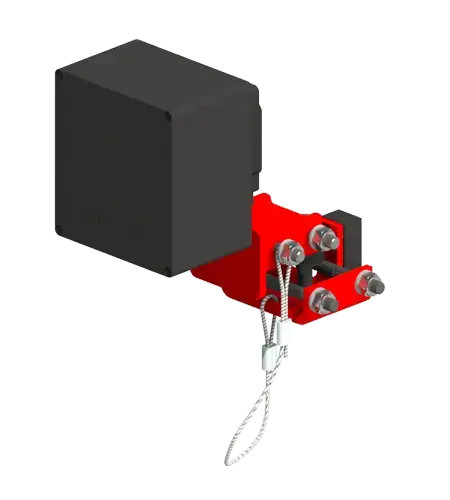 Certified Knight Global Power Feed Redundant End Cap Assembly for ERAD4000 Rail and ERail - KG EMRAS4179