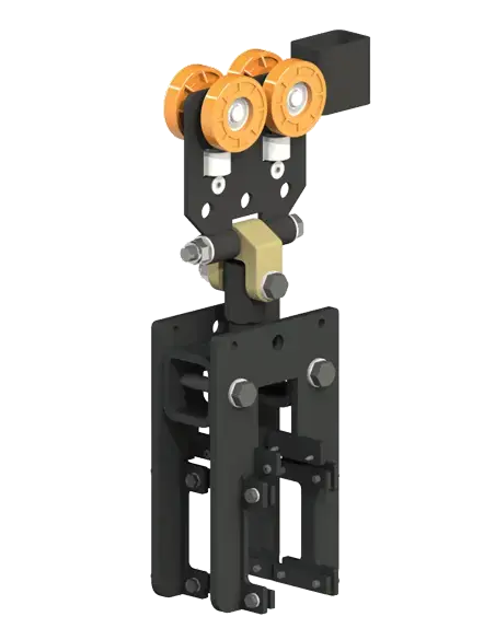 Knight Global Rotating End Truck for RAD6110 Rail - KG EMRES6181-6000 Limited Offer