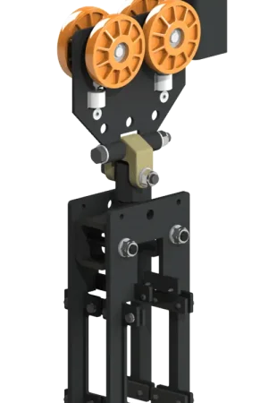 Knight Global Rotating End Truck for RAD4110 Rail, Capacity 3000 lbs - KG EMRES7181-4000 Fresh Stock