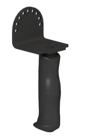 Authentic Knight Global Standard Handle Bracket with Ergonomic Grip, No Collar Mount - KG BPA9000-0