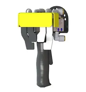 Bargain Knight Global Pneumatic Trigger Control Handle, (4) Thumb Lever, (4) 1-Button SMC Valve, 3-Way Valves - KG GMBPTA9330