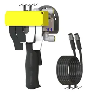 Bargain Knight Global Electric Control Handle with Pneumatic Trigger, (2) 5-Pin Micro Single Pole Limit Switch, 10mm Pneumatic Fitting - KG GMEPPTA9630