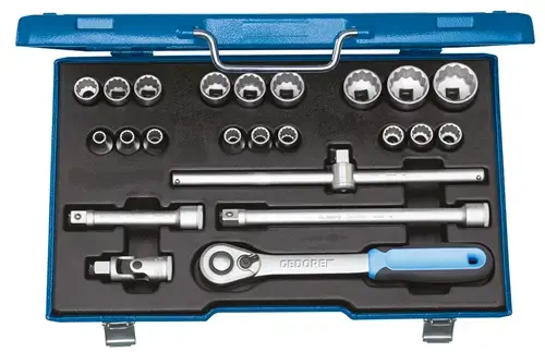 Today Only Gedore D 19 EMU-20 - Socket wrench set 1/2" 23 pieces UD profile 8-32 mm - 2545845