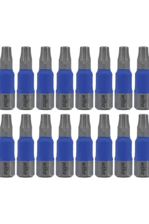 Wiha Set of 20 Terminator Blue Impact Bits, T25 x 1 in - WI 70060 Cheap