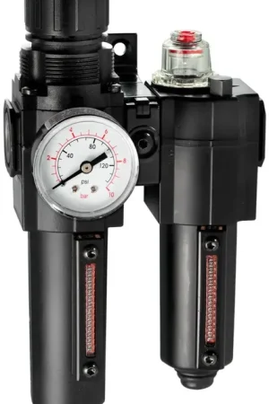 Top Rated Chicago Pneumatic 1/4 in 2 Stage NPT Filter-Regulator-Lubricator Unit - CP 8940168515