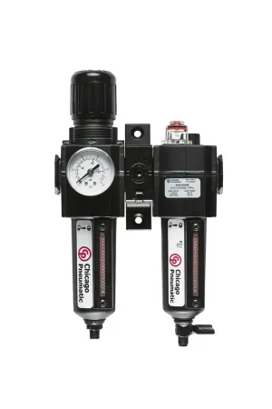 Authentic Chicago Pneumatic 3/4 in 2 Stage NPT Filter-Regulator-Lubricator Unit - CP 8940168519