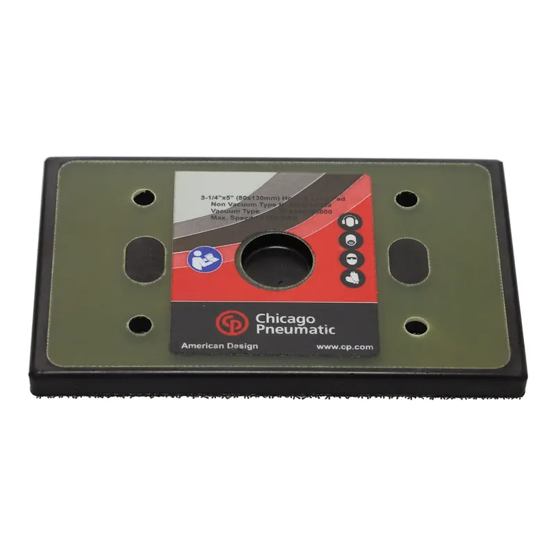 Affordable Chicago Pneumatic 80 x 130mm Non Vacuum Hook and Loop Pad - CP 8940168999