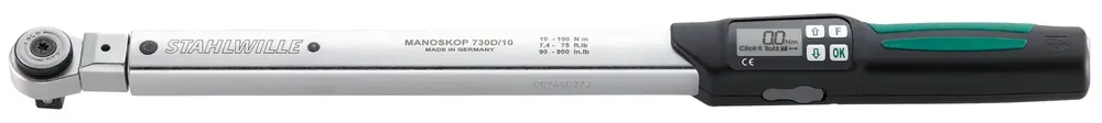 Stahlwille MANOSKOP Service/Series Torque Wrench with Reversible Ratchet, Size 10 - ST 96501810 Special Discount