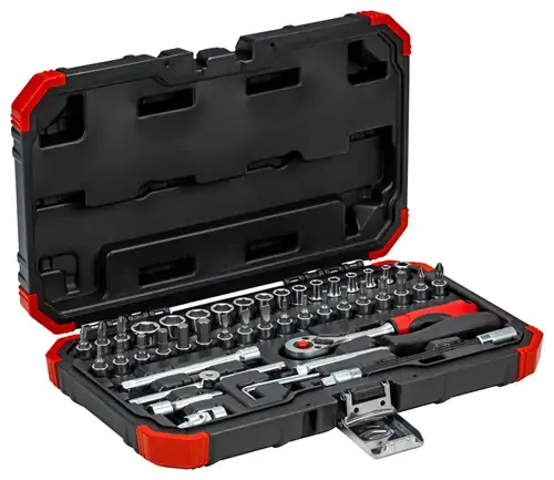 Gedore Red Socket wrench set 1/4" 46 pieces 4-14 mm R49003046 - 3300052 New Release