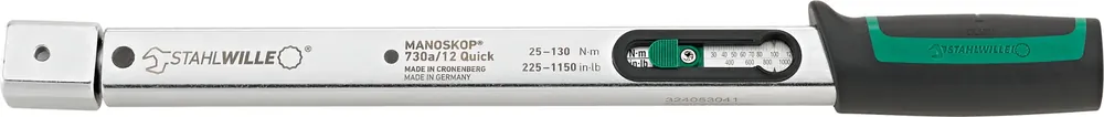 While Supplies Last Stahlwille MANOSKOP Service Torque Wrench with Holder for Insert Tools, a/12 - ST 50584012