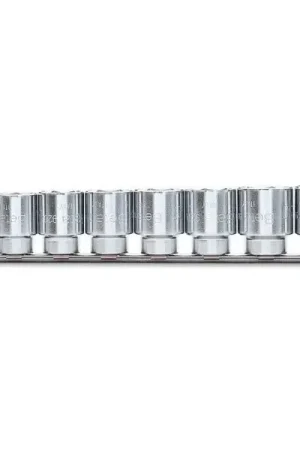 Top Rated Beta Tools (Article# 920A/SB8) Set of 13 Hand Sockets on Rail, 6 Point 1/2 in Drive, 23mm-32mm - BT 9200042