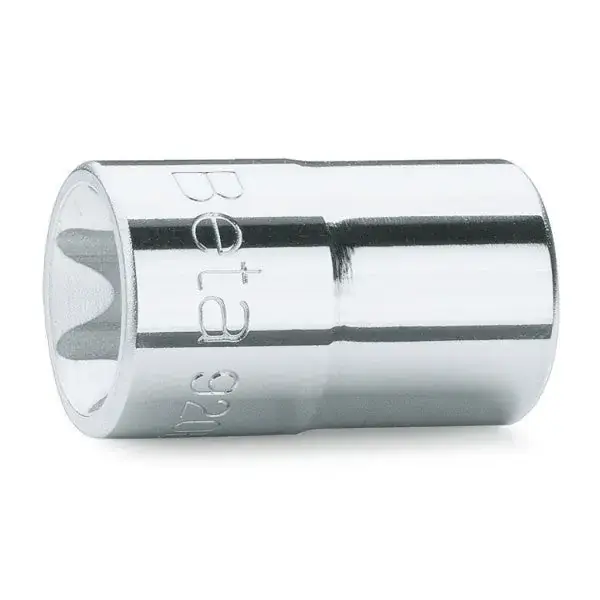 Fan Favorite Beta Tools (Article# 920FTX 14) E14 1/2 in Drive Torx Hand Socket, Chrome-Plated - BT 9200382