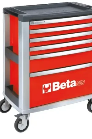 Beta Tools (Article# C39-6/R) Mobile Roller Cabinet with 6 Drawers - Red - BT 39000033 Super Sale