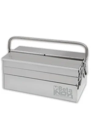 Beta Tools (Article# C20TSS) Five-Section Cantilever Tool Box, INOX Stainless Steel - BT 21203001 Crafted