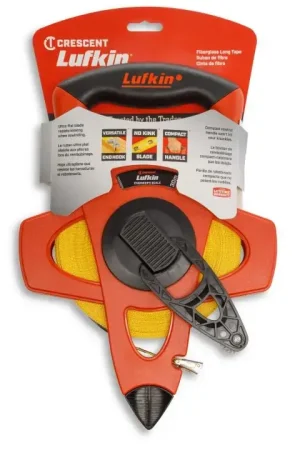 Time-Limited Lufkin 1/2" x 30m/100' Fiberglass SAE/Metric Dual Sided Engineer's Tape Measure - GW FM030DM