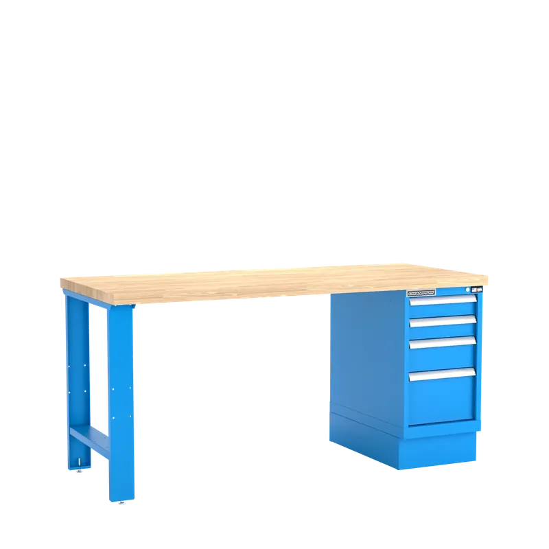 Hot Picks Champion Tool 4-Drawer Cabinet Workbench, 72 W x 35-1/4 H x 30 D in - CM WB200-B7230