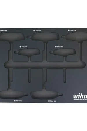 Wiha Empty Tray for 7-Piece SoftGrip Dual Torx Drive T-Handles - WI 93048 Instant Buy
