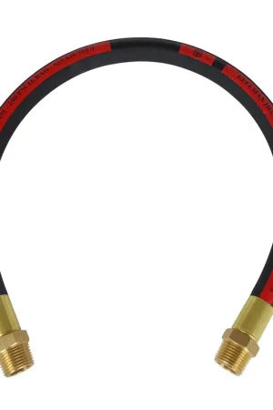Authentic Chicago Pneumatic M1/2 NPT 1/2 Effi Max Whip Hose, 13mm, 0.6 m Length - CP CA049270