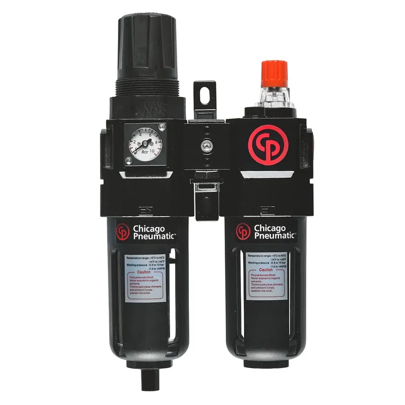 Affordable Chicago Pneumatic 3/8 NPT Air Preparation FRL Composite - CP 8940171945