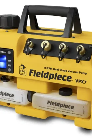 Fieldpiece VPX7 10 CFM Vacuum Pump with RunQuick™ Oil Change System Clearance