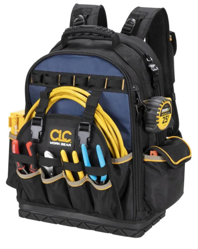 CLC PB1133 Molded Rubber Bottom Tool Backpack Fresh Stock