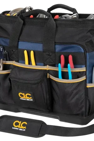 Reduced Price CLC PB1553 19” Molded Plastic Bottom Contractor’s Closed-Top Tool Bag