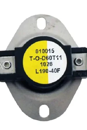 Supco L190 L-Series Snap-Action SPST Limit Control Thermostat, L190-40F Weekend Sale
