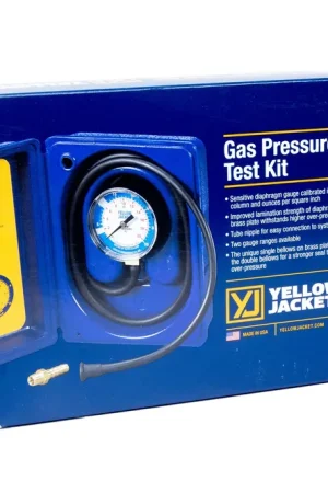 Yellow Jacket 78055 Gas Pressure Test Kit - 0-10" W.C. Trusted Brand