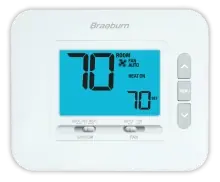 Braeburn 1030 Economy Thermostat, 1 Heat / 1 Cool Non-Programmable In Demand
