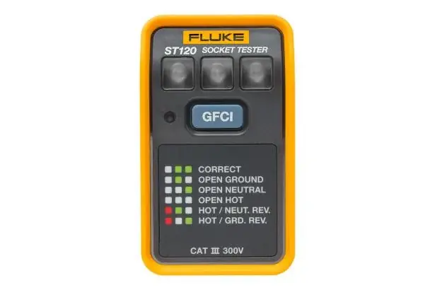 Fluke ST120 Socket Tester with GFCI Buy Online