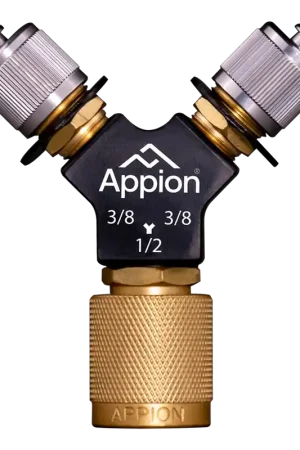 Appion SPDY12 MegaFlow Speed-Y - (2) 3/8in MFL to 1/2in FL Fan Favorite