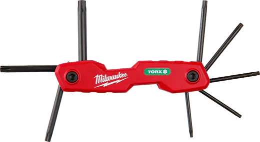 Milwaukee 48-22-2184 8-Key Folding Hex Key Set - Torx Top Rated