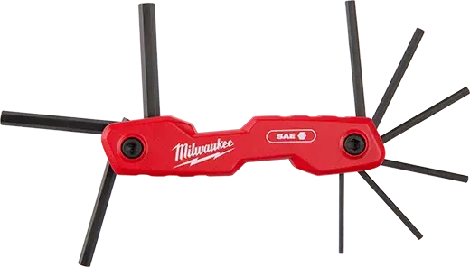 Affordable Milwaukee 48-22-2181 9-Key Folding Hex Key Set - SAE