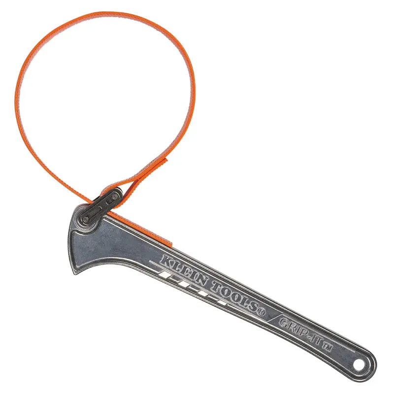 Affordable Klein Tools S12HB Grip-It™ Strap Wrench, 1-1/2 to 5-Inch, 12-Inch Handle