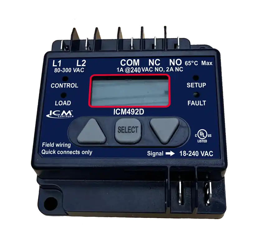 ICM Controls ICM492D Single Phase Line Voltage Monitor 80-300V Input Authentic