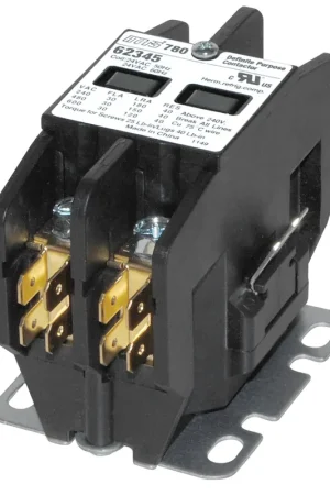 Premium Mars 62345 2 Pole 30 Amp Definite Purpose Contactor, 24V Coil, A2L Compliant