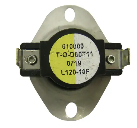 Final Sale Supco L120 L-Series Snap-Action SPST Limit Control Thermostat, L120-10F