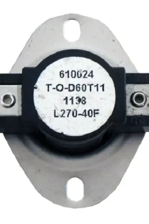 Supco L270 L-Series Snap-Action SPST Limit Control Thermostat, L270-40F Popular