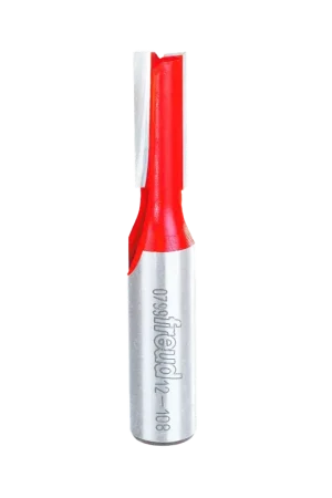 Trusted Brand Freud 12-108 3/8" Double Flute Straight Bit (Carbide Height 1")