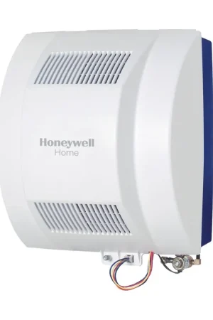 Affordable Honeywell Home HE365A1000/U Evaporative Fan-Powered Flow-Through Humidifier, 18 GPD