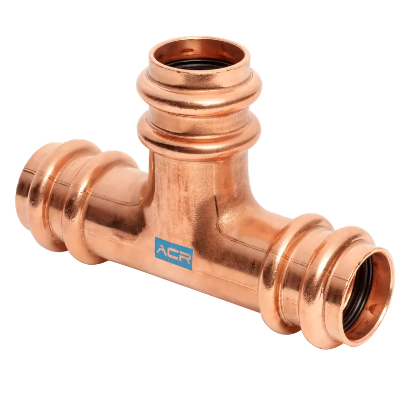 Mueller Streamline® RP04000 3/8" ACR Copper Press Tee Popular
