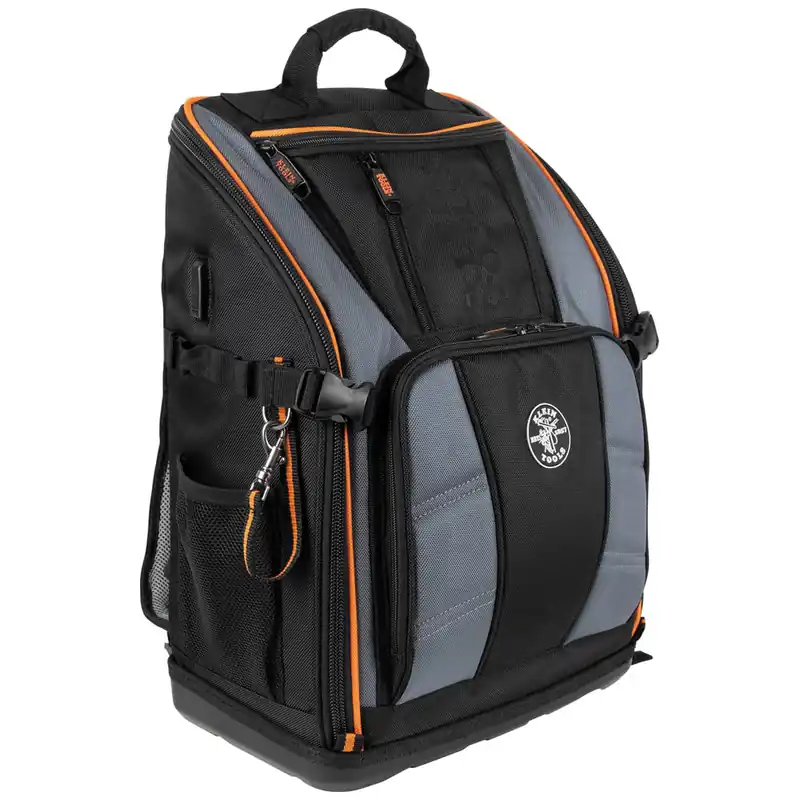 Grab Now Klein Tools 62482 Tradesman Pro™ Tool Station Tool Bag Backpack, 27 Pockets