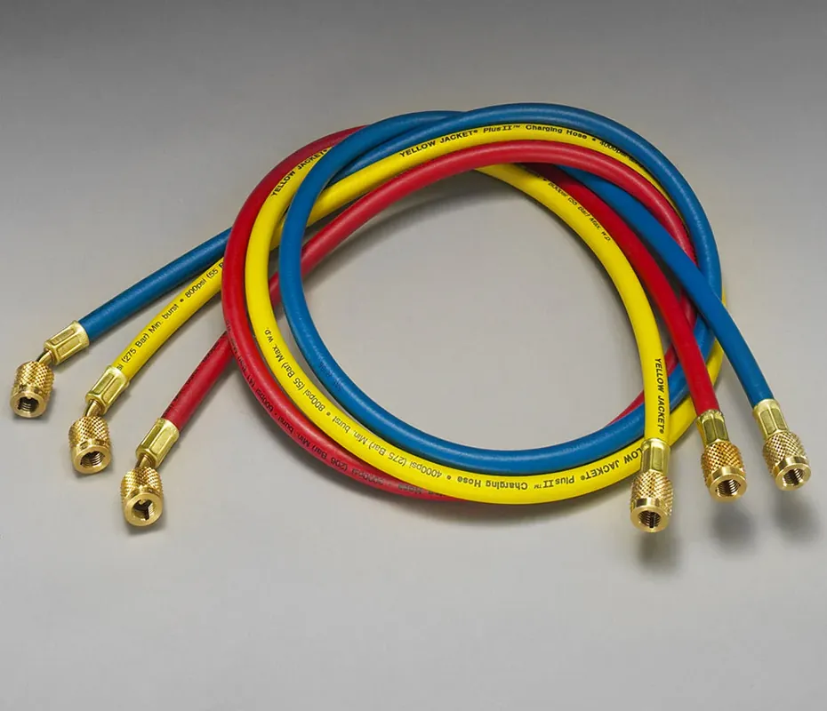 Yellow Jacket 21985 PLUS II™ 1/4″ Charging Hoses With Double Barrier Protection Get Yours
