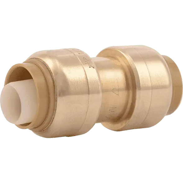 Instant Buy SharkBite U006LF 3/8" (1/2"OD) x 3/8" (1/2" OD) Brass Push Coupling