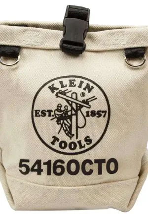 Buy Today Klein Tools 5416OCTO Tool Bag, Bull-Pin and Bolt Pouch, Loop Connect, 5 x 5 x 9-Inch