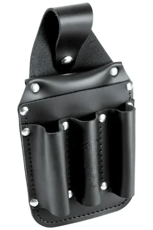 Certified Klein Tools 5481 Tool Pouch, Leather Pocket Tool Organizer, 6-Pockets, 5.75x2.5x10-Inch